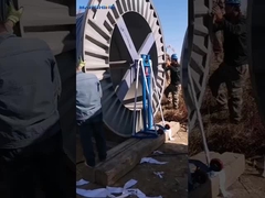 ABD para birimi 3T Hidrolik Kablo Ödeme Standı Kablo El Vuruş Çekme Yapısı