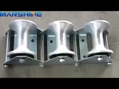 7.7-18kg Yük Kapasitesi Alüminyum Naylon Tekerlek Kablo Çekme Roleri